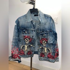 AMIRI JEAN JACKET SIZE LARGE EXCELLENT CONDITION